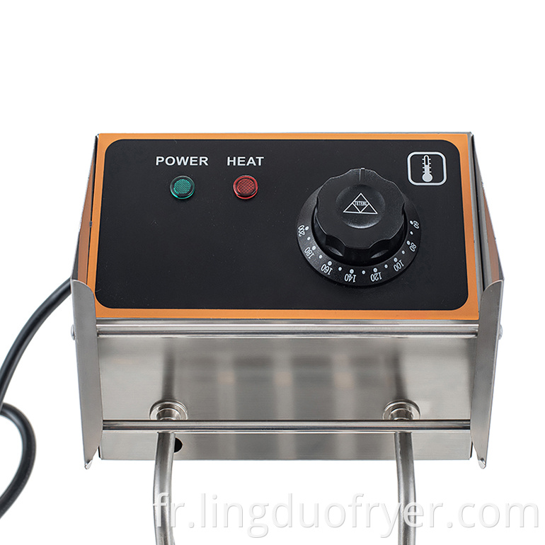 4l Single Basket Electric Fryer Head